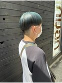 ブルーグリーンアンブレラ