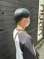 ヘアラウンジ アングゥ(hair lounge ungu)&nbsp;ブルーグリーンアンブレラ