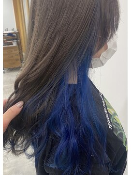 デコラロジィ 川越(DECORA rojii) 夏っぽく*インナーブルー【川越/本川越】