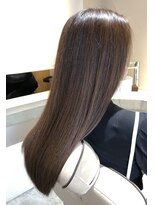 オーケストラ(Orchestra)&nbsp;ロングレイヤーベージュ白髪ぼかしカラー30代40代