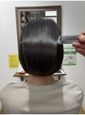 美髪矯正×ボブ