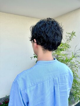 アズワンクミノキ(As:one kuminoki) ニュアンスパーマ×センターパート