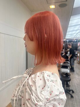 ナンバー ジェミカ 札幌(N° jemica) こなれミディシアーカラーケアブリーチenogカラー特化型サロン