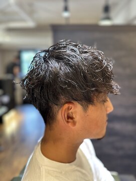 エクファフォーメン(EX-FA FOR MEN) ダークアッシュ/ニュアンスパーマ/韓国マッシュ/スペインカール