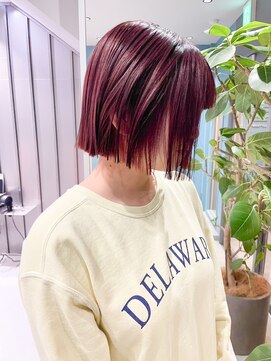 ノエ トトン(noe tton) 切りっぱなしボブ（20代/30代/ショート/ボブ/髪質改善）AYA58