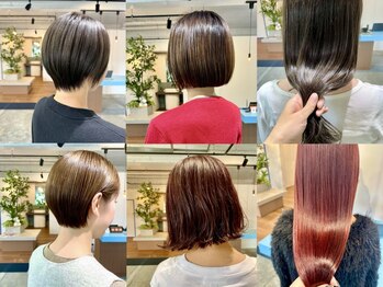 オアシス アン(oasis-un)の写真/経験豊富なスタイリストが一人ひとりに似合うスタイルを提案！自宅でのセルフスタイリングも思いのまま♪
