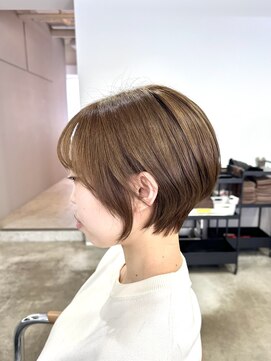 メモリーズ 表参道(Memories) 大人かわいい小顔ショートショートヘア30代40代50代白髪ぼかし