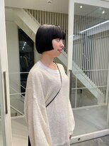 ウル 表参道(HOULe)&nbsp;艶髪ベージュ髪質改善ボブ顔まわりレイヤー20代30代40代[表参道]