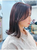ミディアム/韓国風/レイヤーカット/顔回りカット/柏駅