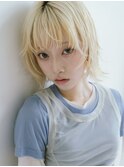 【ケアブリーチ】ボブ×顔周りレイヤーカット