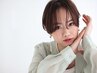★白髪染め可★リタッチカラー+ブロー　￥5,500