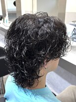 ビカムメンズヘアー 栄店(become men's hair)&nbsp;サーフカールパーマ/メンズウルフ/名古屋栄/メンズ美容室