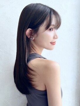 エインアンリー 明治神宮前(AIN.ANLY.) レイヤーカット透明感似合わせカットロングレイヤー前髪カット