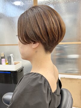 ヘアサロン ドットプラス 町田店(dot. plus) 大人の刈り上げショート/ミディアムヘア/デザインカラー/町田