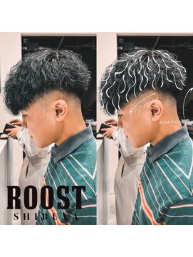ルースト 渋谷店(ROOST) MEN’S HAIR/波巻ツイストスパイラル/フェザーパーマ/眉毛/渋谷