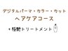 【ヘアケアコース】デジパ+艶髪カラー+カット+ピュアtr+極艶tr