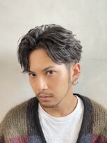 フィフスパーク(fifth PARK)&nbsp;渋谷ルーズパーマフェザーパーマフェザーショートマレットヘア