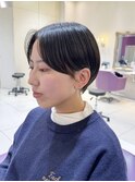 京都ショート 面長骨格 京都美容室 進詩織