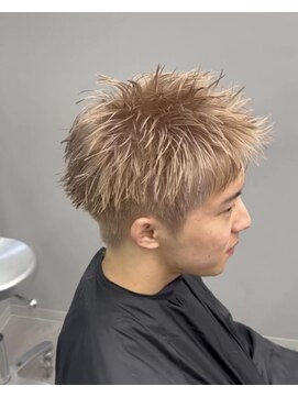 オムセラ(HOMME SERA) 【RIKU】ブロンド×スパイキーショート