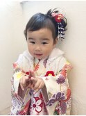 七五三/3歳/着付/ヘアセット