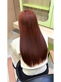 ブリーチなしカラー／髪質改善/ミルクティーベージュ/小顔へア