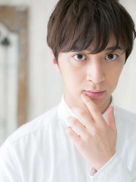 モッズヘア メン 上尾東口店(mod's hair men) 20代30代束感決まるダークブラウン爽やか就活マッシュa上尾