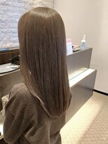 ミック ヘアアンドメイクアップ 高田店(miq Hair&Make up) イルミナカラー/透明感カラー/オリーブアッシュ/艶カラー