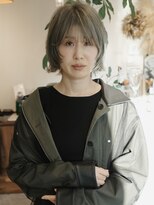 ウィム(wim) 『マッシュウルフ』ショートウルフ/オリーブベージュ/ボブウルフ