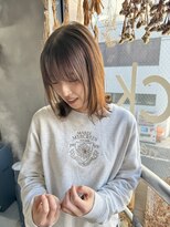 リュッカ(Lyuck)&nbsp;【MANA】ベージュブラウン×ボブレイヤー