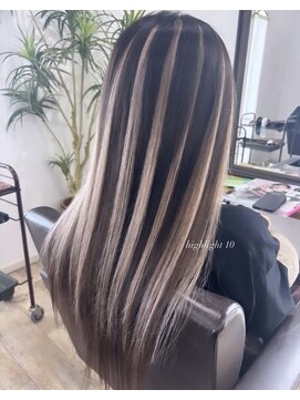 ル ジャルダン ヘアー プロデュース(Le.jardin hair produce) ミルクティーハイライト（シールエクステ）