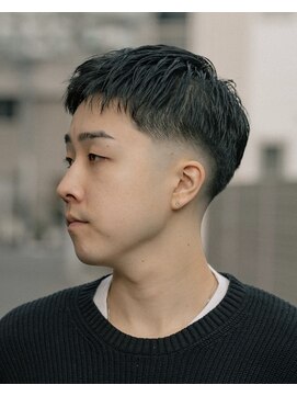 ペルズヘア(PELLS HAIR) ベリーショートテーパーフェードスパイキーショートフェード