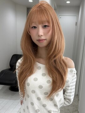 リヴ オオサカ(LIV OSAKA) オレンジベージュ/ケアブリーチ/ハッシュカット/レイヤー