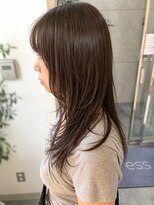 お～るうぇいず(always)&nbsp;ふんわり小顔レイヤー髪質改善カラーミルクティーベージュ韓国風