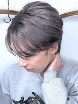ブレイズヘアー(BLAZEhair) 【一色に飽きた方へ】ホワイトシルバー×ブラック×ブリーチ2回