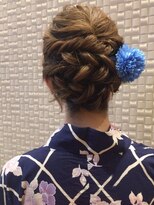 【新宿 neolive】浴衣ねじりアレンジ