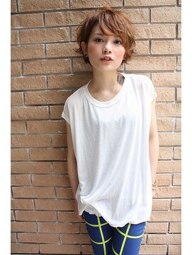 トゥーリ 筑紫野店(tuuli) 大人可愛いことりベージュショート☆ イルミナカラー