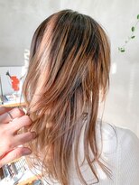 テトヘアー(teto hair) バレイヤージュ、ブロンド、外国人風、ハイレイヤー
