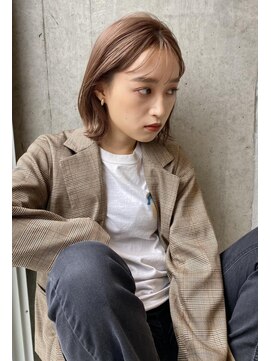 バロンフェム(baLon.fem) 【志岐英恵】 ピンクベージュ × ボブ