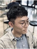 癖毛パーマ風スタイル