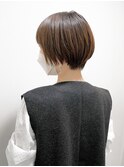似合わせカット/アースカラー/デザインカラー/ショートボブ