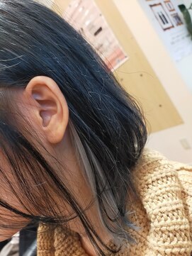 フレンズ 山鼻店(friend's) フェイクブラックインナーホワイトグレー