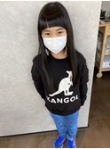 ぱっつん前髪♪
