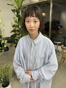 シカ(sica) 前上がりボブにケアパーマ