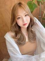 ロンドローズ 名古屋(Lond damaskRose)&nbsp;学割 ブリーチなしダブルカラー ブリーチ 髪質改善 ボブ 87＊