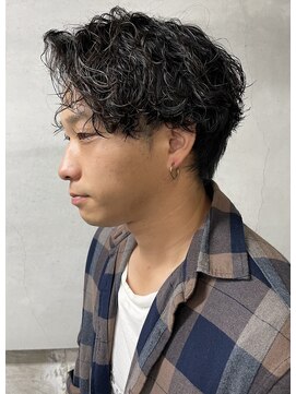 ロンドガルマン 名古屋(Lond GULLMAN) 刈り上げない波巻きパーマ/メンズカット/ツイストスパイラル