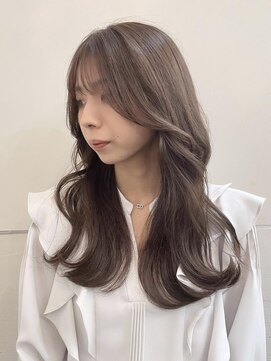 ネオリーブアイム 横浜西口店(Neolive aim) 顔周りカット くびれレイヤー韓国ヘア 【横浜】