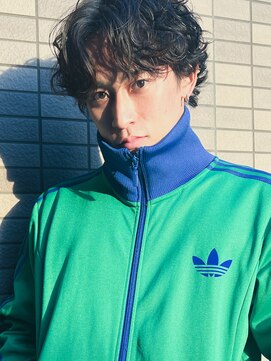 ベック(BECK) メンズショート×波ウェーブ×スパイラルパーマ