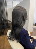 *ダークグレージュレイヤーカット*