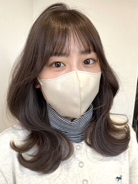 ムク 横浜店(muku) ミルクティーベージュダブルカラーインナーカラーケアブリーチ