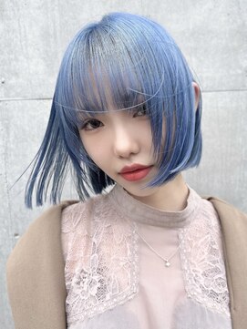 シーン(seen) ★大人ガーリー束感ショート顔まわりレイヤーボブ★
